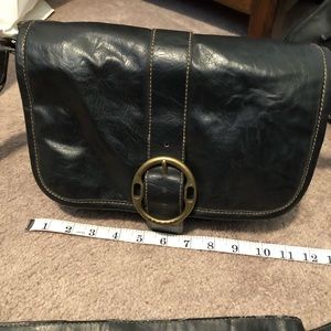 EUC Access black faux leather purse